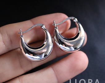 SILVER925 CIRCLE HOOP EARRINGS/シルバー/ピアス - メルカリ