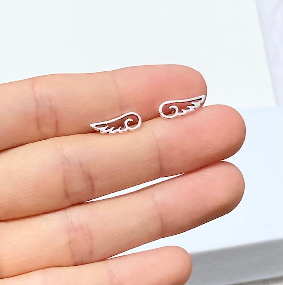 Anello Angelo Custode Delicato Fatto a Mano in Argento Sterling | Kalisma Bijoux