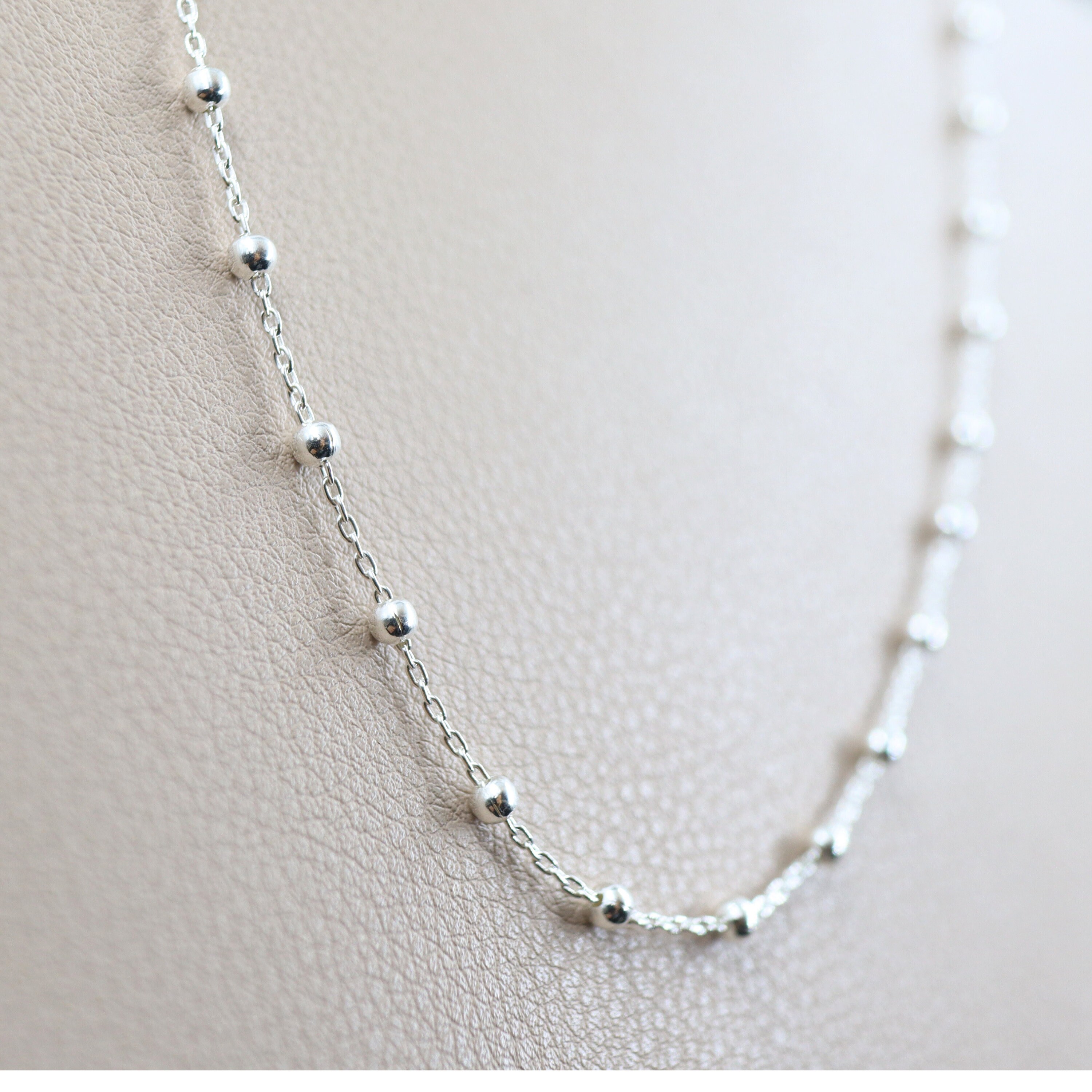 【WE11DONE】 Ball Chain Necklace Silver We11done Silver Ball Necklace We11done