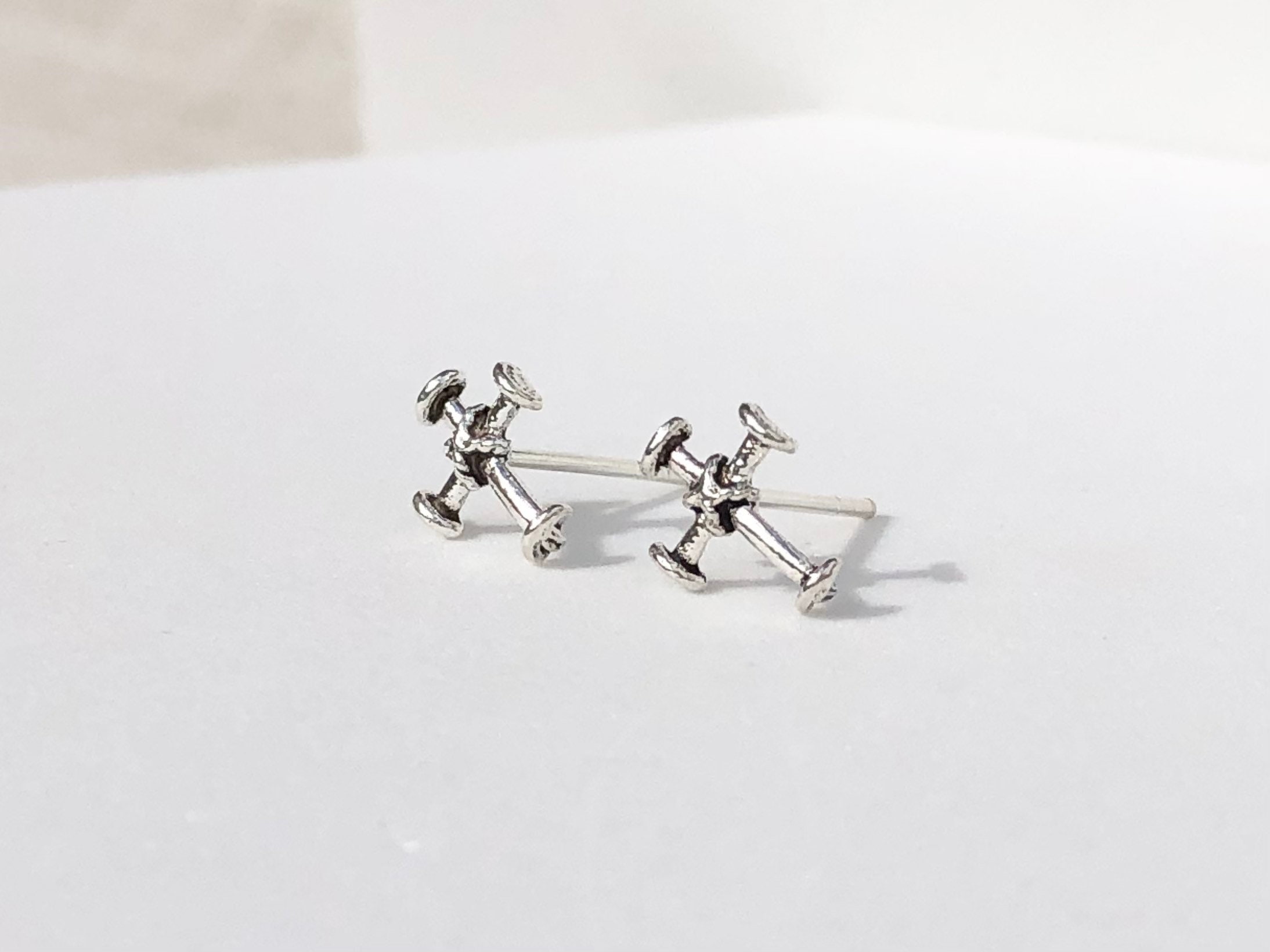 Orecchini celtici Orecchini a croce in argento sterling 925 Donne