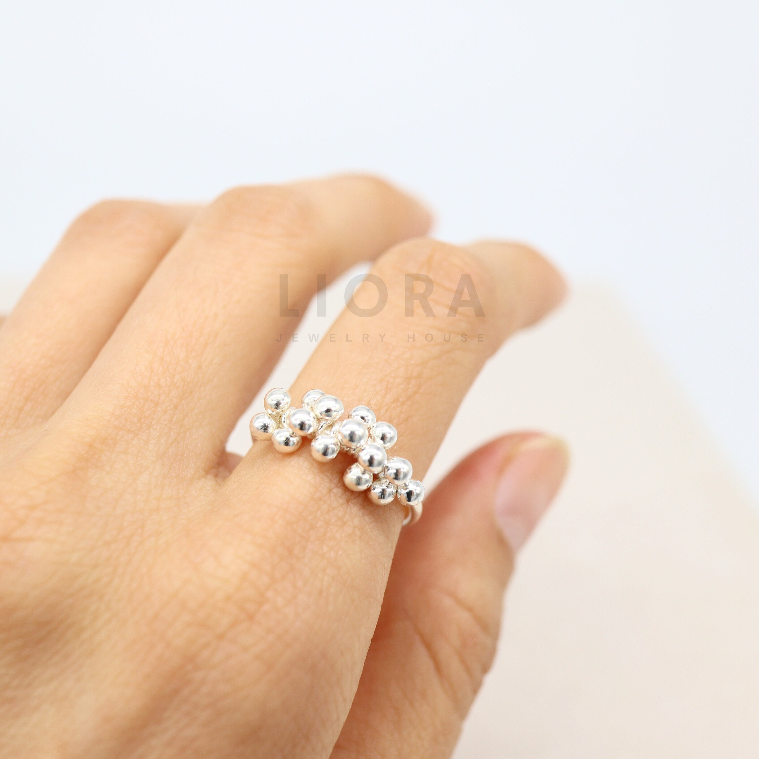 ◇TATIANA◇ (SILVER925) Glitter Draw Ball Ring CR1813 Amazon.com: Jeulia Open Astronomical Sphere Ball Ring Men