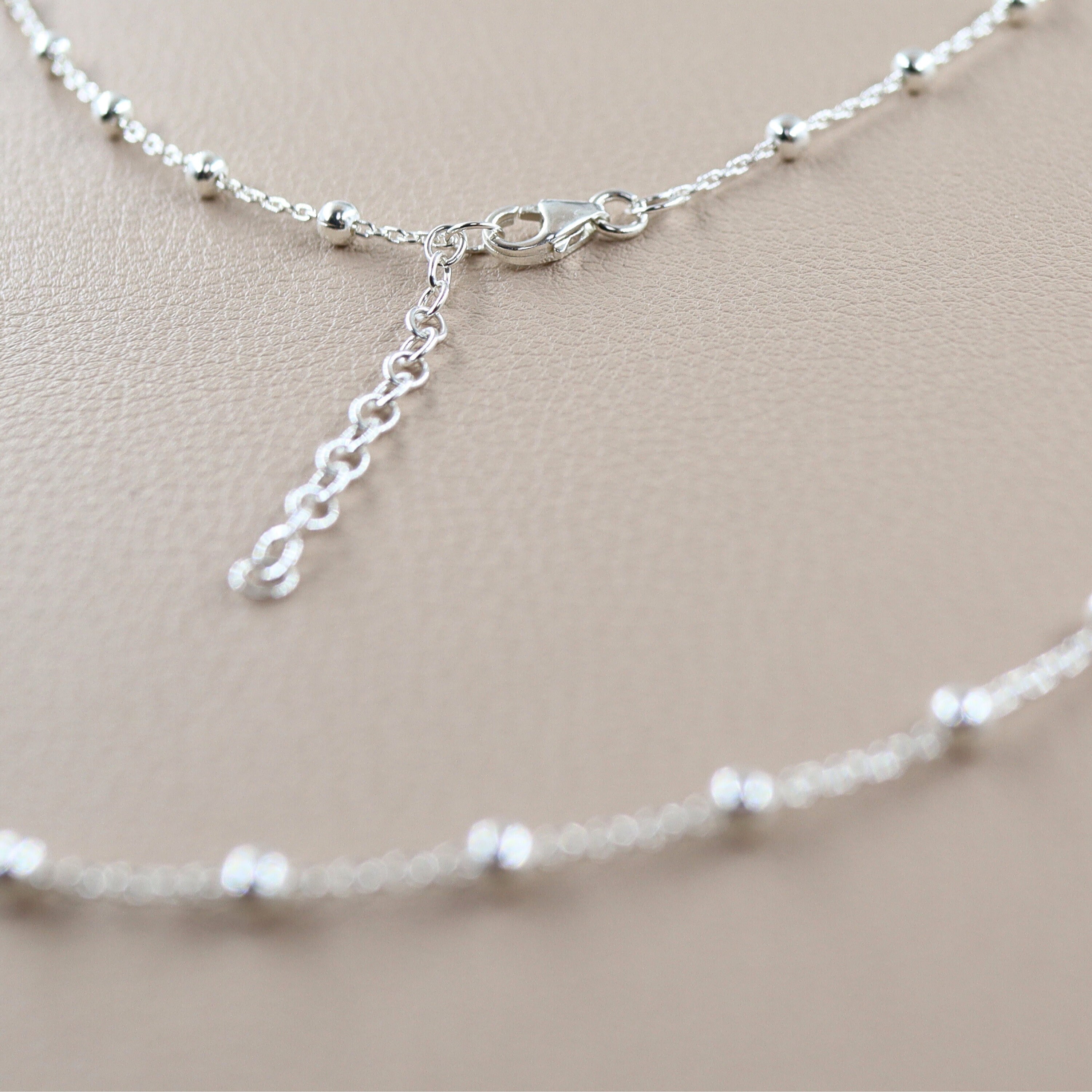 1MM ITALIAN SILVER 925 DIAMOND CUT BALL BEAD CHAIN 20 – The Turtle Factory and More