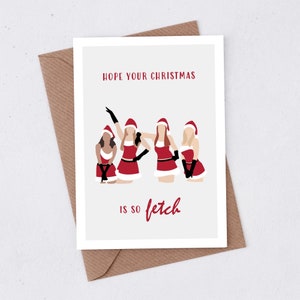 Carte de Noël moyenne de filles | Alors va chercher, carte drôle | Numérique Téléchargeable Imprimable