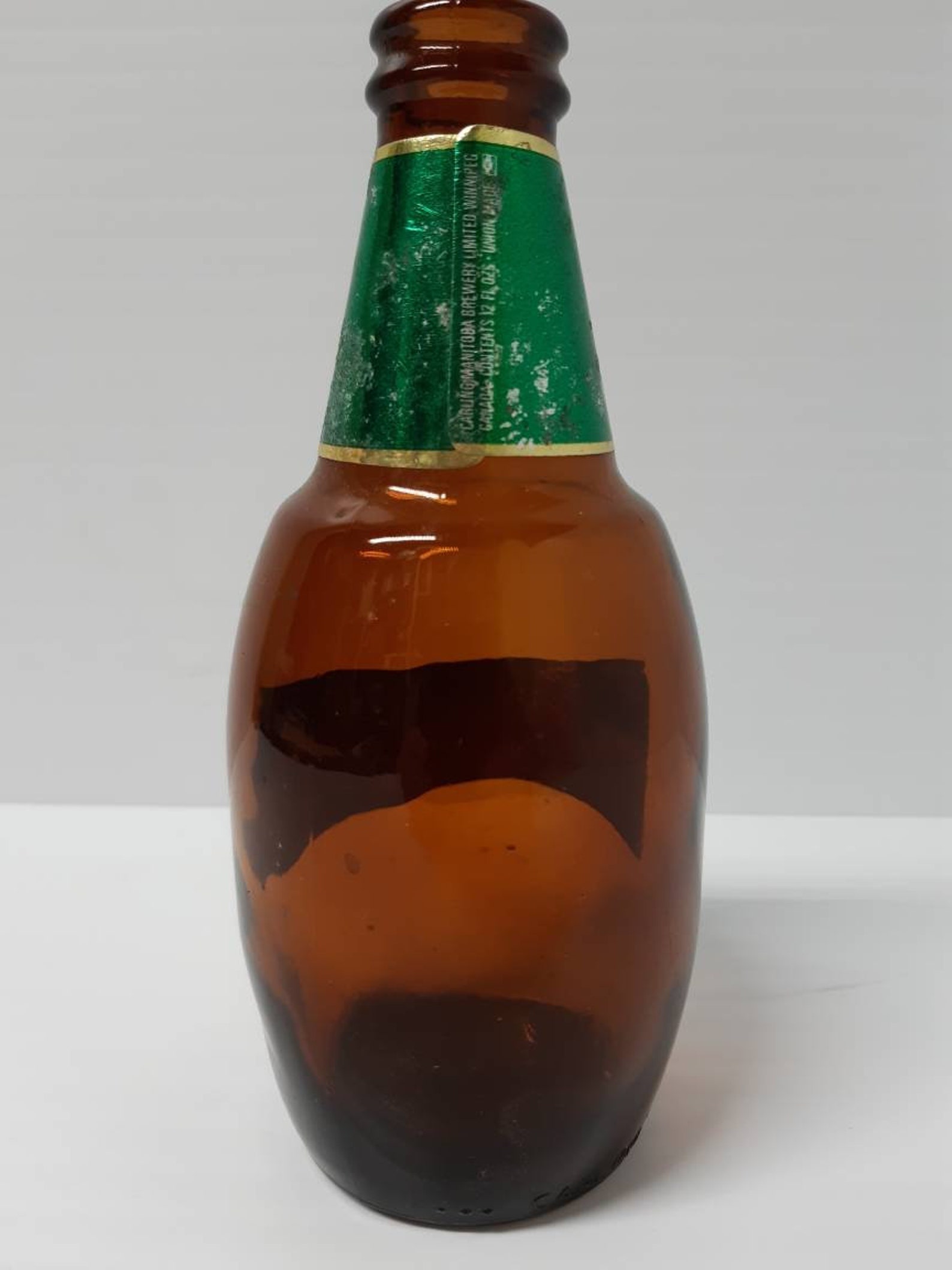 Heidelberg Collectible Vintage Glass Old Open Beer Bottle Fine Quality