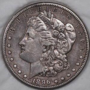 1896-S Morgan Silver Dollar 90% Silver a Nice Piece of History As Shown [SN02]