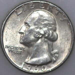 1960-P Washington Quarter 90% Silver As Shown [SN02]