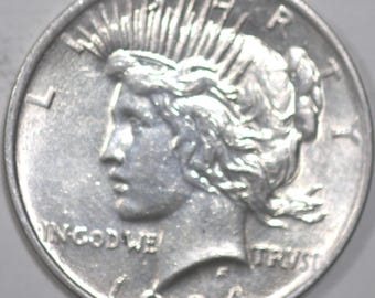 1924-P Peace Dollar, Art Deco Design [SN01]
