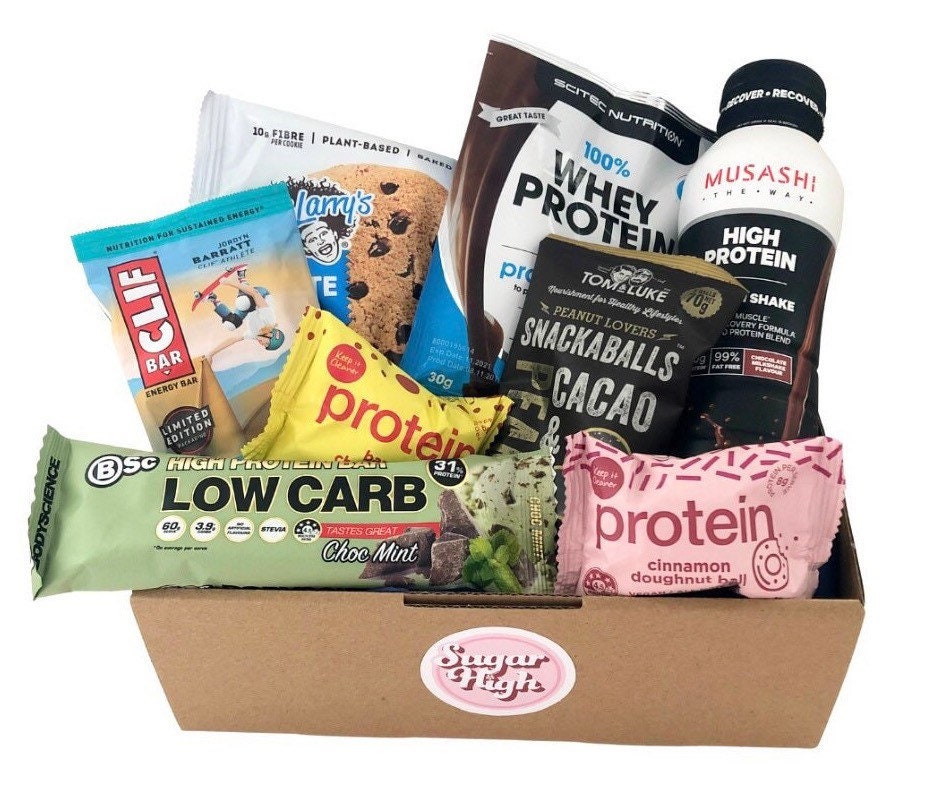 Gym Junkies Protein Gift Box Etsy