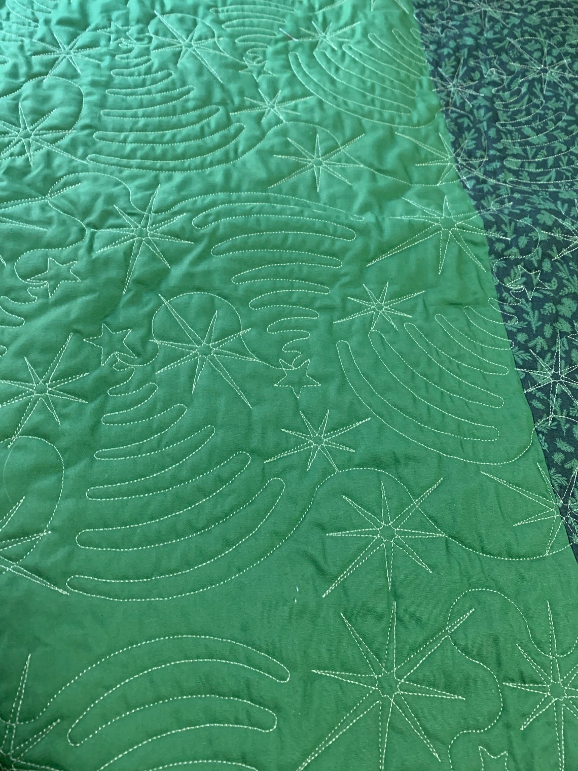 Log Cabin Christmas Quilt Christmas Quilt Red Green and Etsy