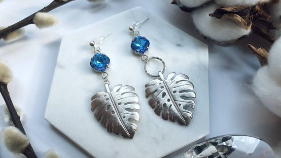 Swarovski monstera earrings deals