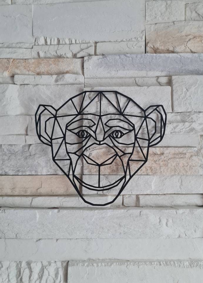 Singe Origami Décoration Murale Art Plusieurs Coloris Modèles Idée Cadeau