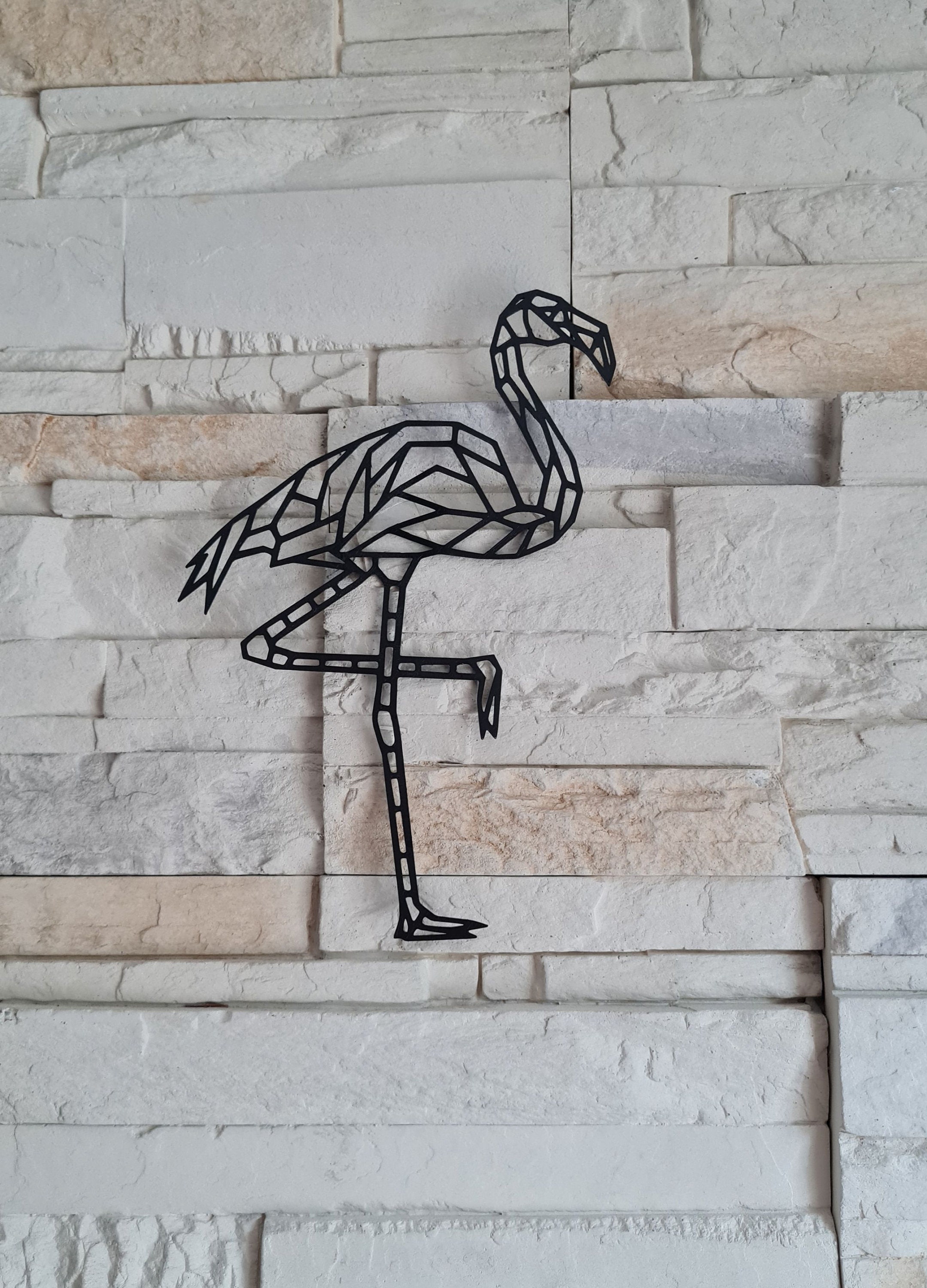 Flamant Rose Décoration Murale Art Plusieurs Coloris Idée Cadeau