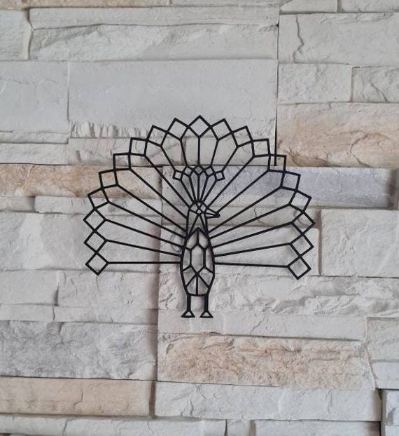 Paon Décoration Murale Art Plusieurs Coloris Modèles Idée Cadeau
