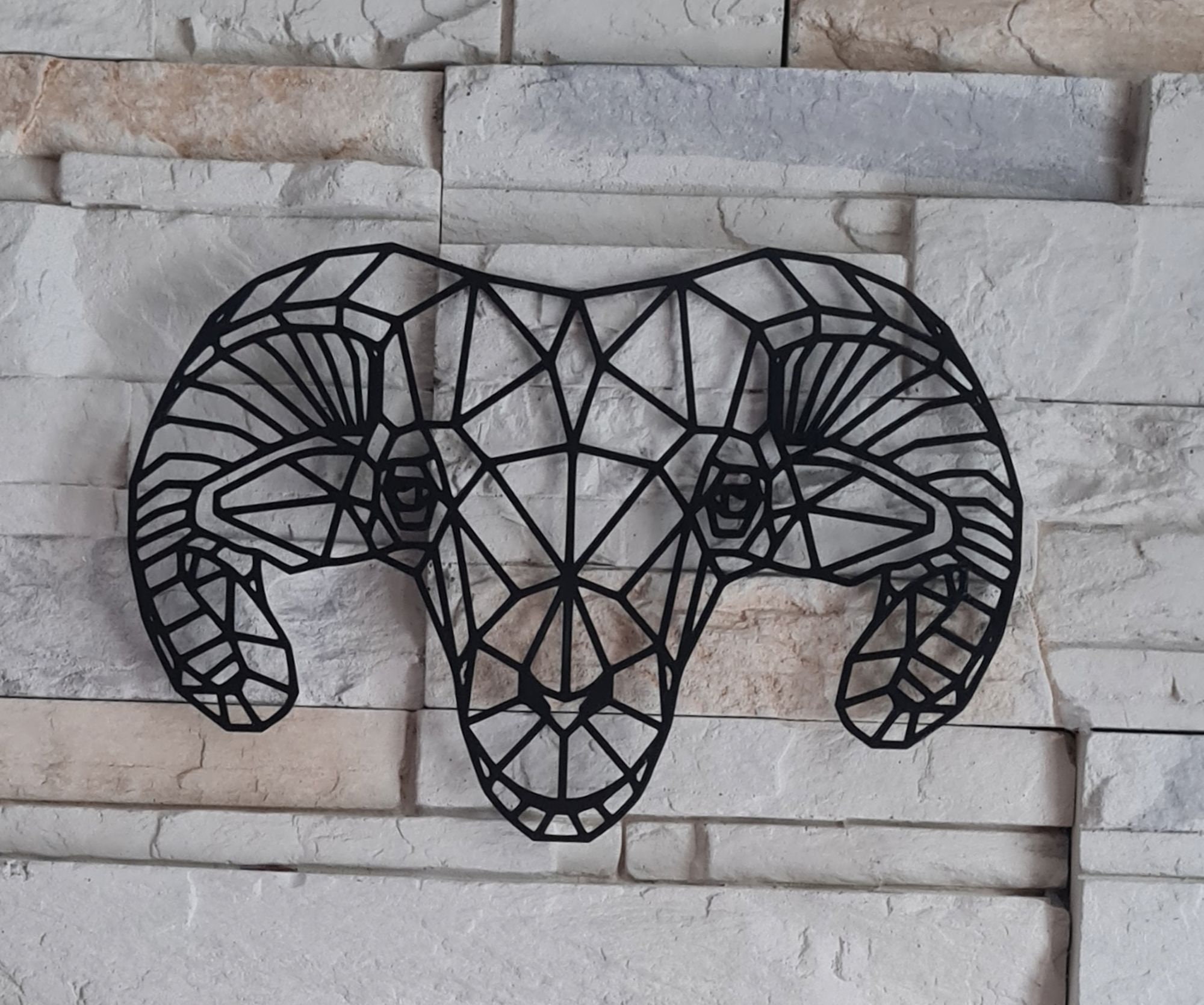 Bélier Décoration Murale Art Plusieurs Coloris Idée Cadeau