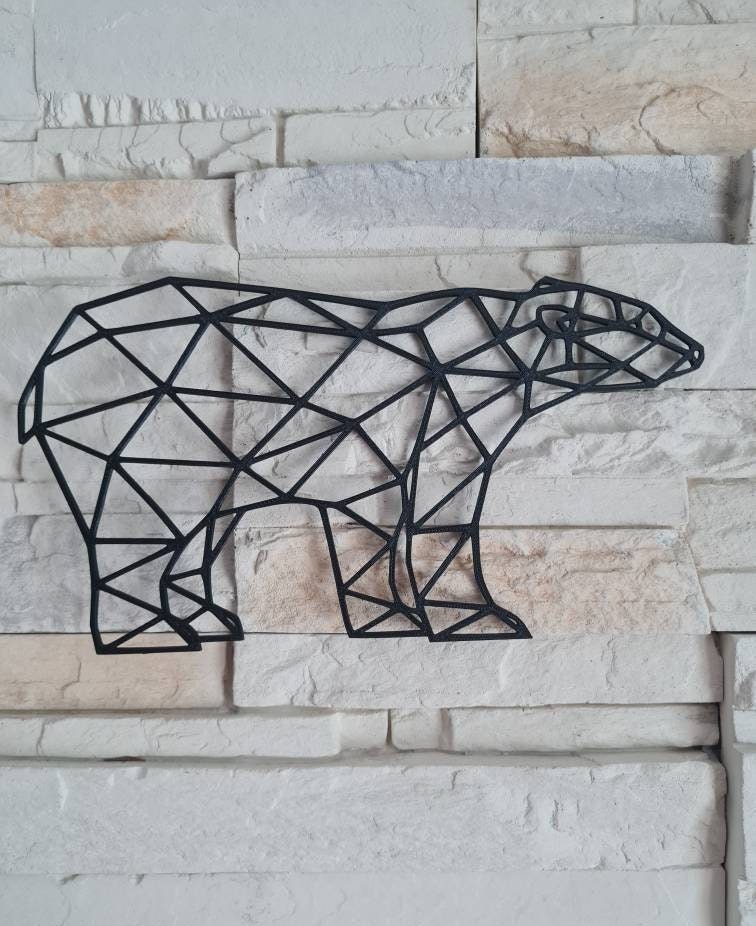 Ours Décoration Murale Art Plusieurs Coloris Idée Cadeau