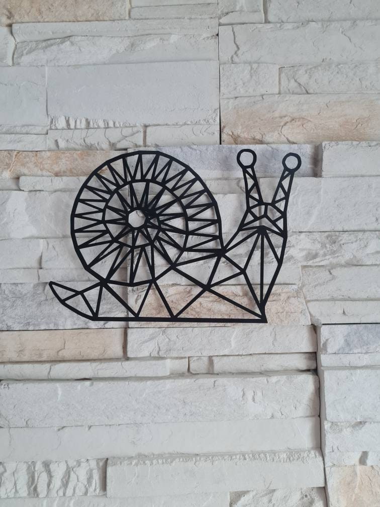 Escargot Origami Décoration Murale Art Plusieurs Coloris Modèles Idée Cadeau