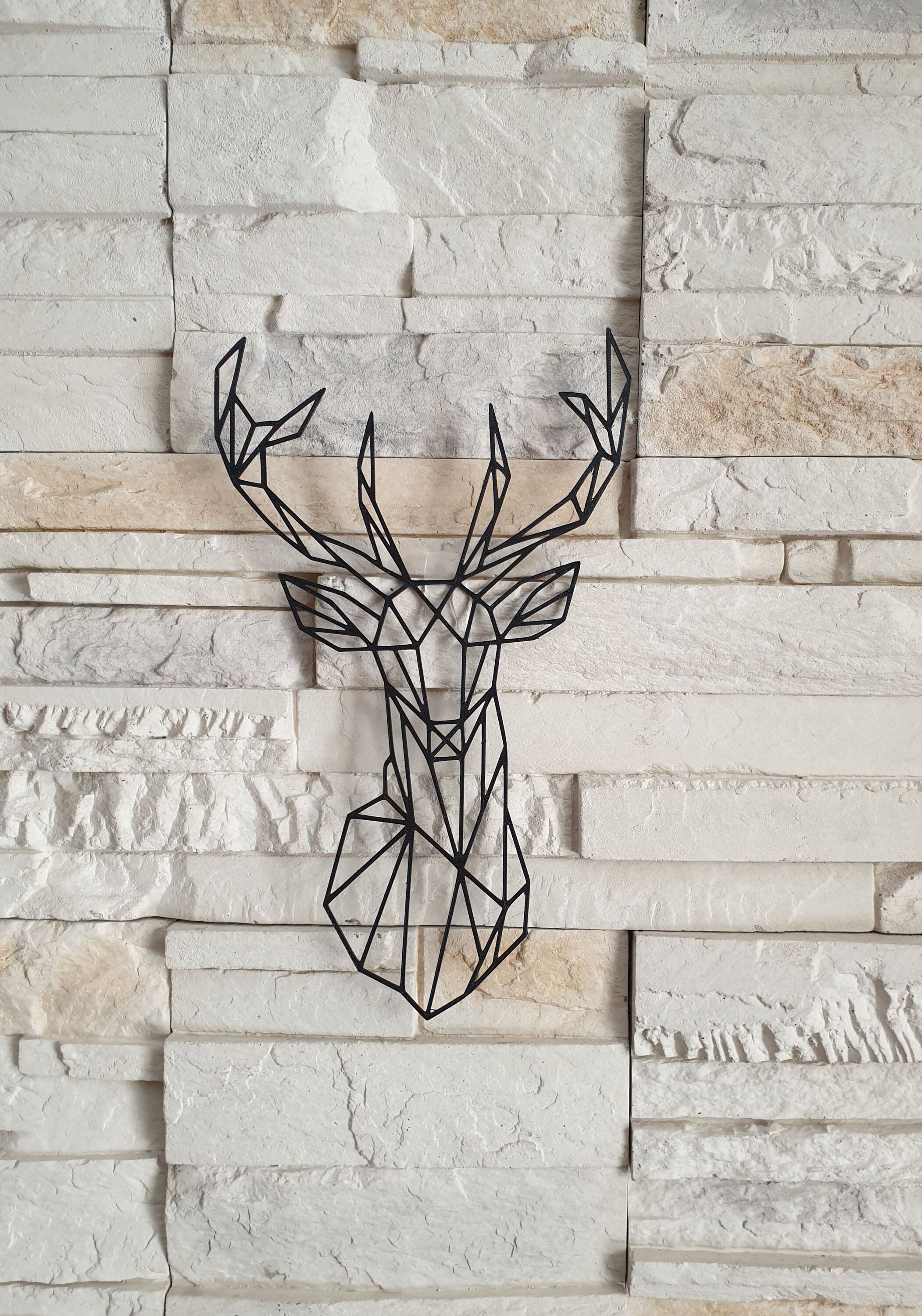 Cerf Décoration Murale Art Plusieurs Coloris Modèles Idée Cadeau