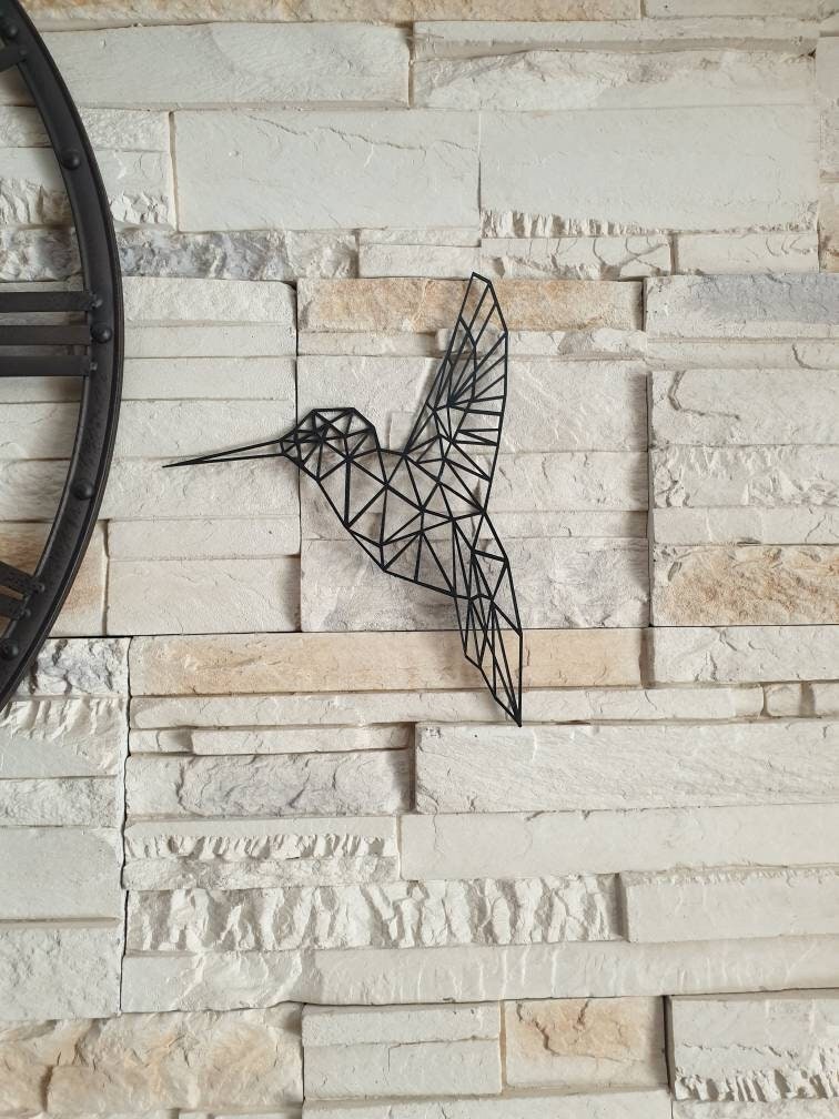 Colibri Origami Décoration Murale Art Plusieurs Coloris Modèles Idée Cadeau