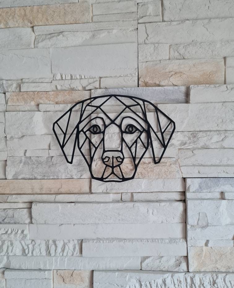Chien Labrador Décoration Murale Art Plusieurs Coloris Modèles Idée Cadeau