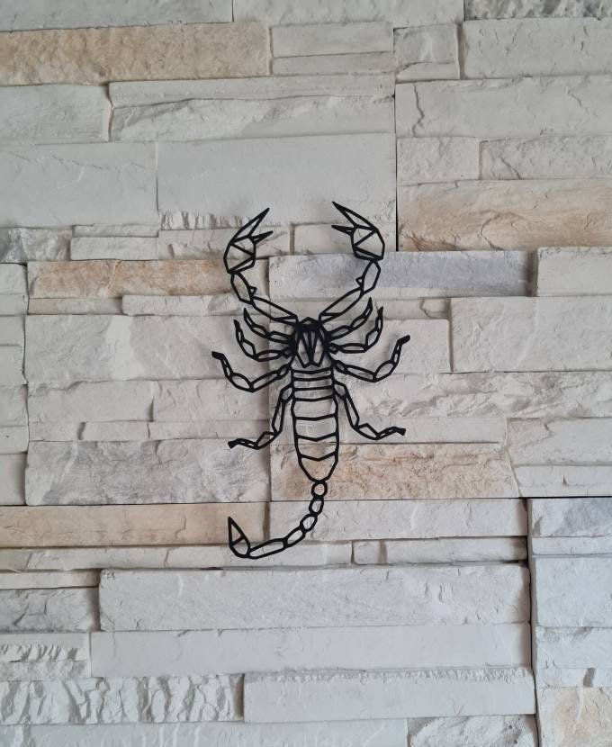Scorpion Décoration Murale Art Plusieurs Coloris Modèles Idée Cadeau