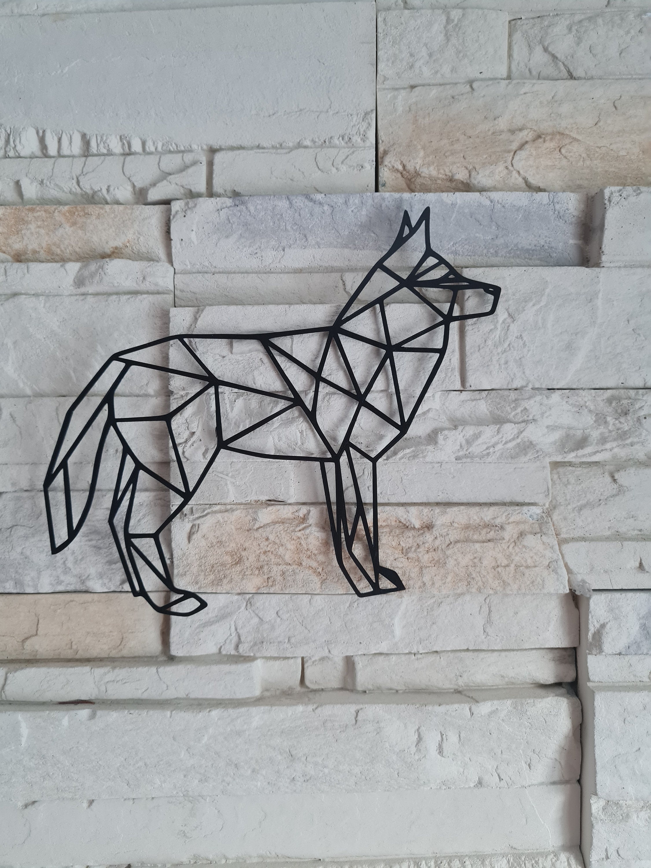 Chien-Loup Décoration Murale Art Plusieurs Coloris Modèles Idée Cadeau