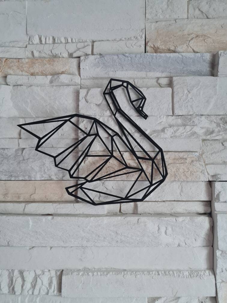 Cigne Décoration Murale Art Plusieurs Coloris Modèles Idée Cadeau