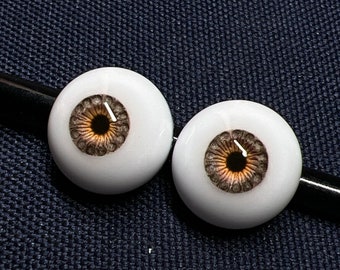 Realistic BJD Doll Eyes: 10mm-18mm, Custom Resin Pupil