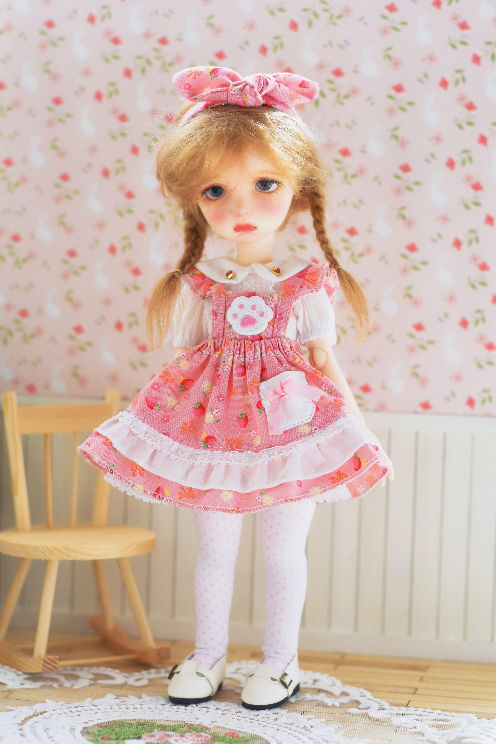 1/6 Blythe Ob24 BJD Dress Bjd Doll Cute Dress Bjd Pink Etsy UK