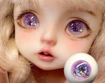BJD Diamond Resin Eyes, 10mm-18mm, Small/Normal Iris