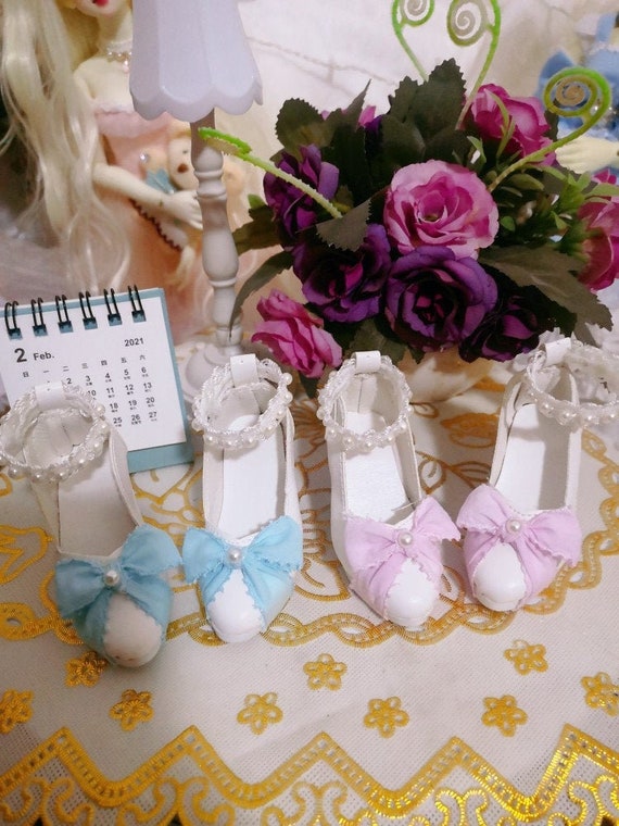 1/3 BJD Doll Shoes Bjd Shoes Bjd High Heels Bjd Blue Shoes