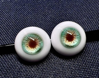 Custom BJD Doll Eyes: Anime Style, Resin Coated Plaster