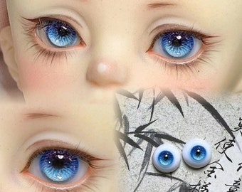 Realistic BJD Doll Eyes: Custom Sizes 10-20mm