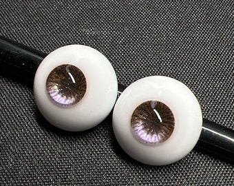 Handmade Realistic BJD Doll Eyes: Resin, Custom Pupils (10-24mm)