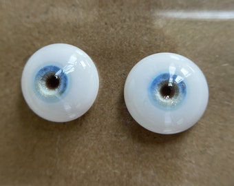 Handmade Realistic BJD Doll Eyes: Custom Pupils (10mm-24mm)