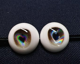 Realistic BJD Doll Eyes: Plaster Resin, Custom Sizes