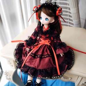 1/3 1/4 1/6 Bjd Doll Dress Bjd Clothes Outfit, Lolita Dress for Bjd Doll, Custom Doll Clothing Bjd Outfits, SD Doll