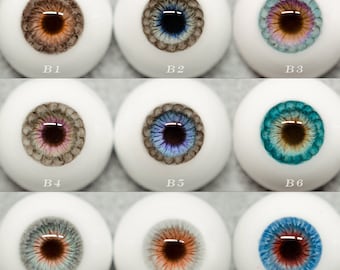 Realistic BJD Doll Eyes: 10-18mm Iris Pupils, Crafts & Custom Options