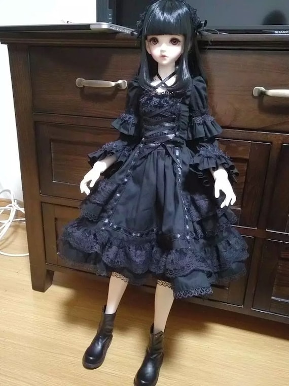 1/2 1/3 1/4 1/6 BJD Doll Dress Vintage Retro Gothics Style 1/2 1/3 1/4 1/6 BJD Doll Dress Vintage Retro Gothics Style