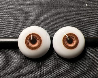 Realistische braune BJD Augen: 10-18 mm, 1/3 1/4 1/6