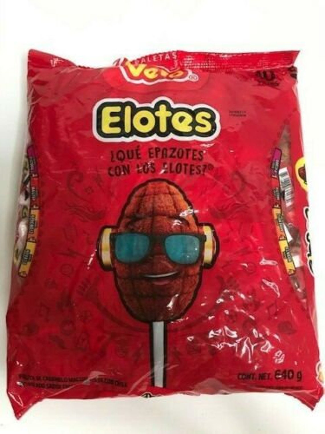 Vero Elote Paleta 16PCS Spicy Corn Flavor Lollipop Pinata Etsy
