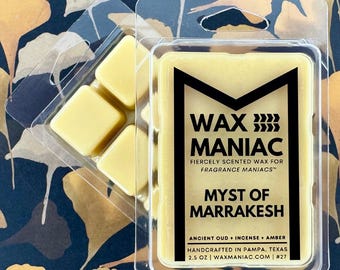 Myst of Marrakesh | Strong Scented Wax Melts | Long Lasting Tart for Warmer | Moody Fragrance | Wickless Candle | Air Freshener | Gift Idea