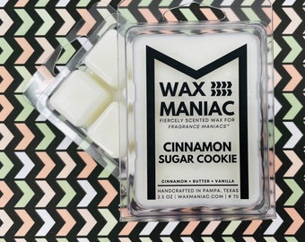 Cinnamon Sugar Cookie | Scented Wax Melts | Long Lasting | Wax Melts for Warmers | Wax Tarts | Cheap Wax Melts | Wax Burner | Food Wax Melts