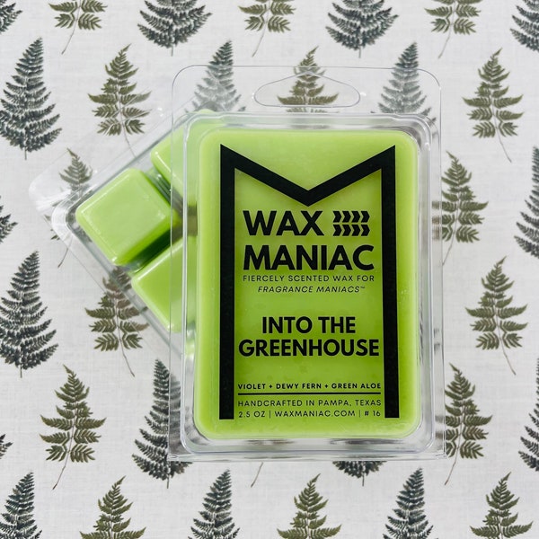 Into The Greenhouse | Scented Wax Melt | Long Lasting | Wax Melts for Warmers | Wax Tart | Strong Wax Melts | Wickless Candle | Wax Melter