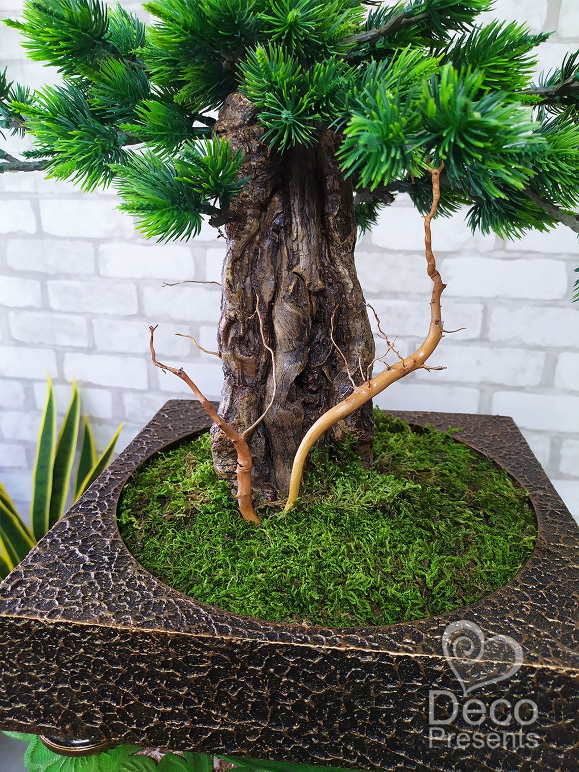 Decorative Artificial Bonsai 3. Handmade Bonsai Office Tree Etsy UK
