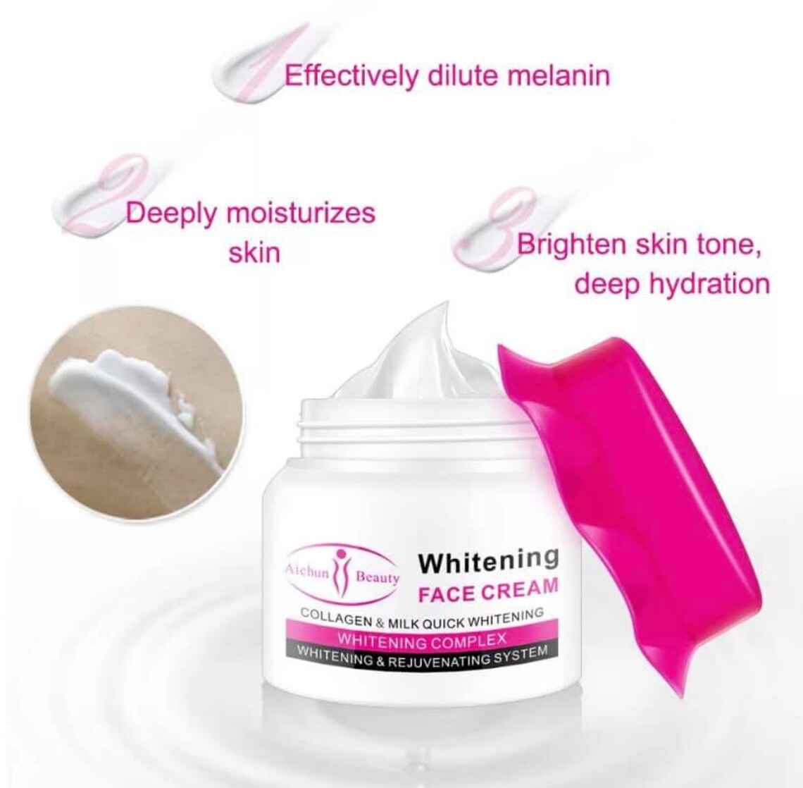 Whitening Face Cream with Collagen 60ml Etsy