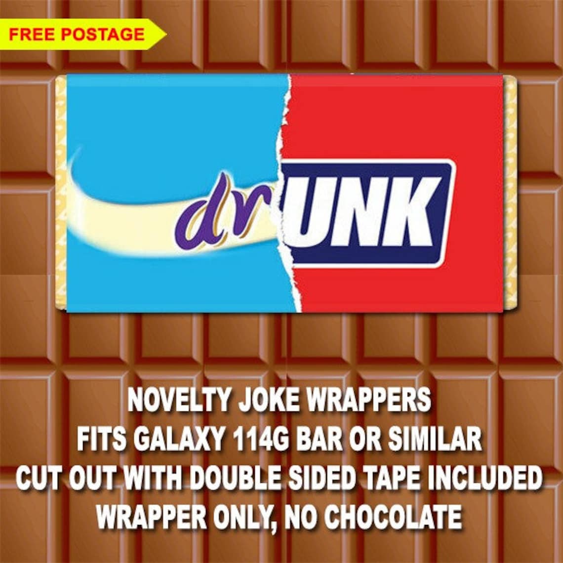 MOIST Chocolate Bar Wrapper Joke Funny Rude Gift Birthday Etsy