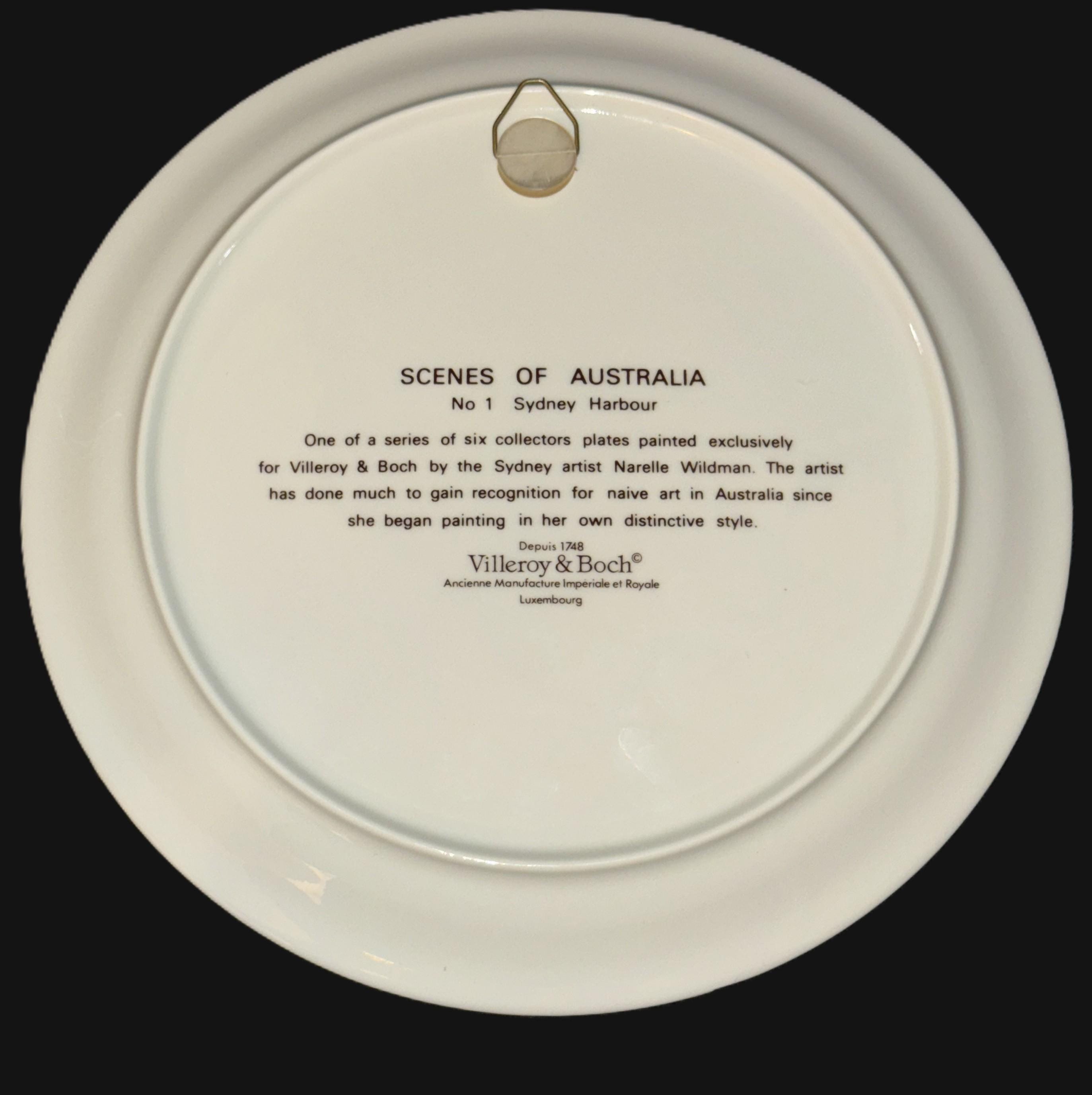 Sydney Harbour Display Plate: Villeroy & Boch Australia Collection