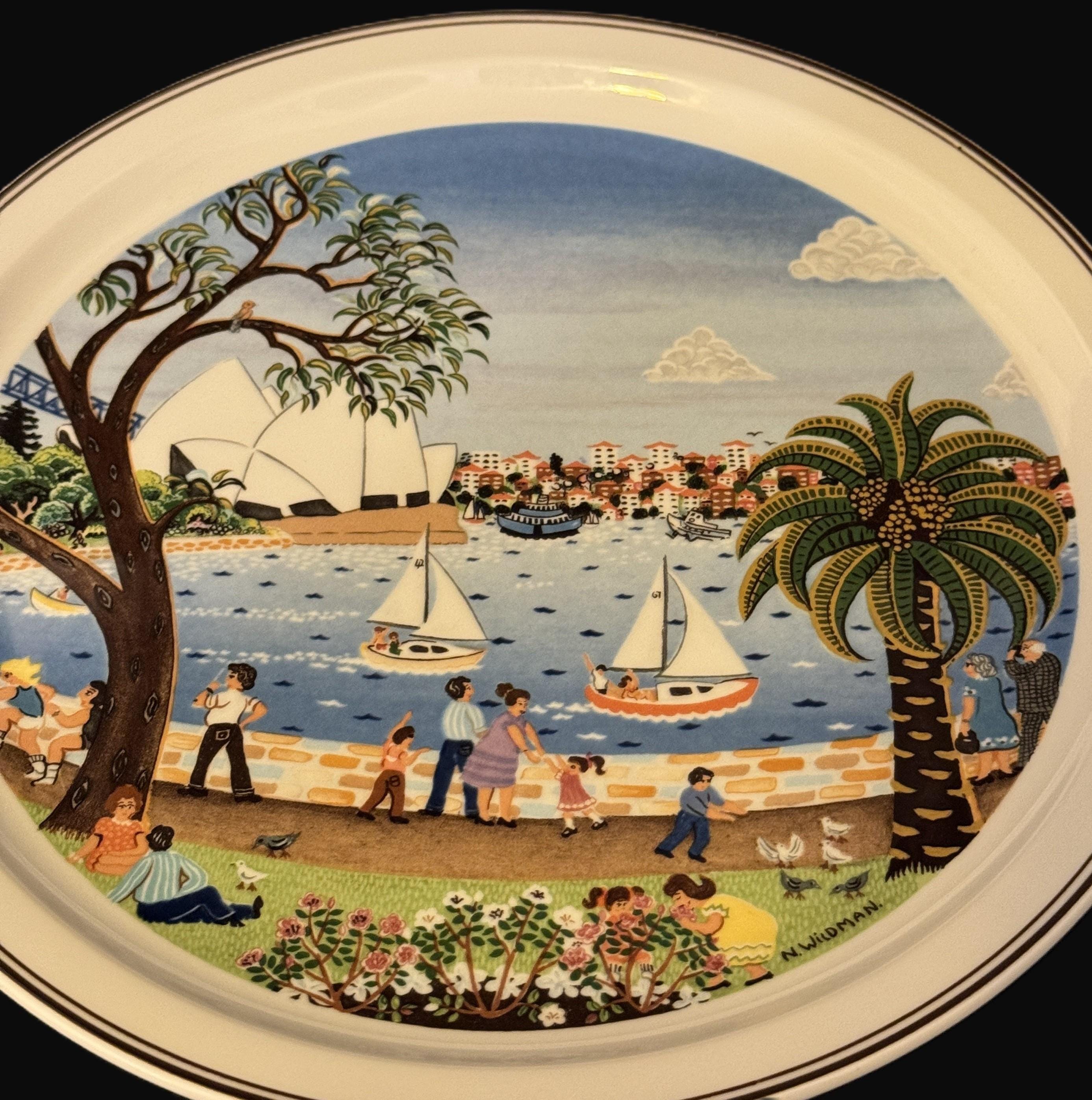 Sydney Harbour Display Plate: Villeroy & Boch Australia Collection