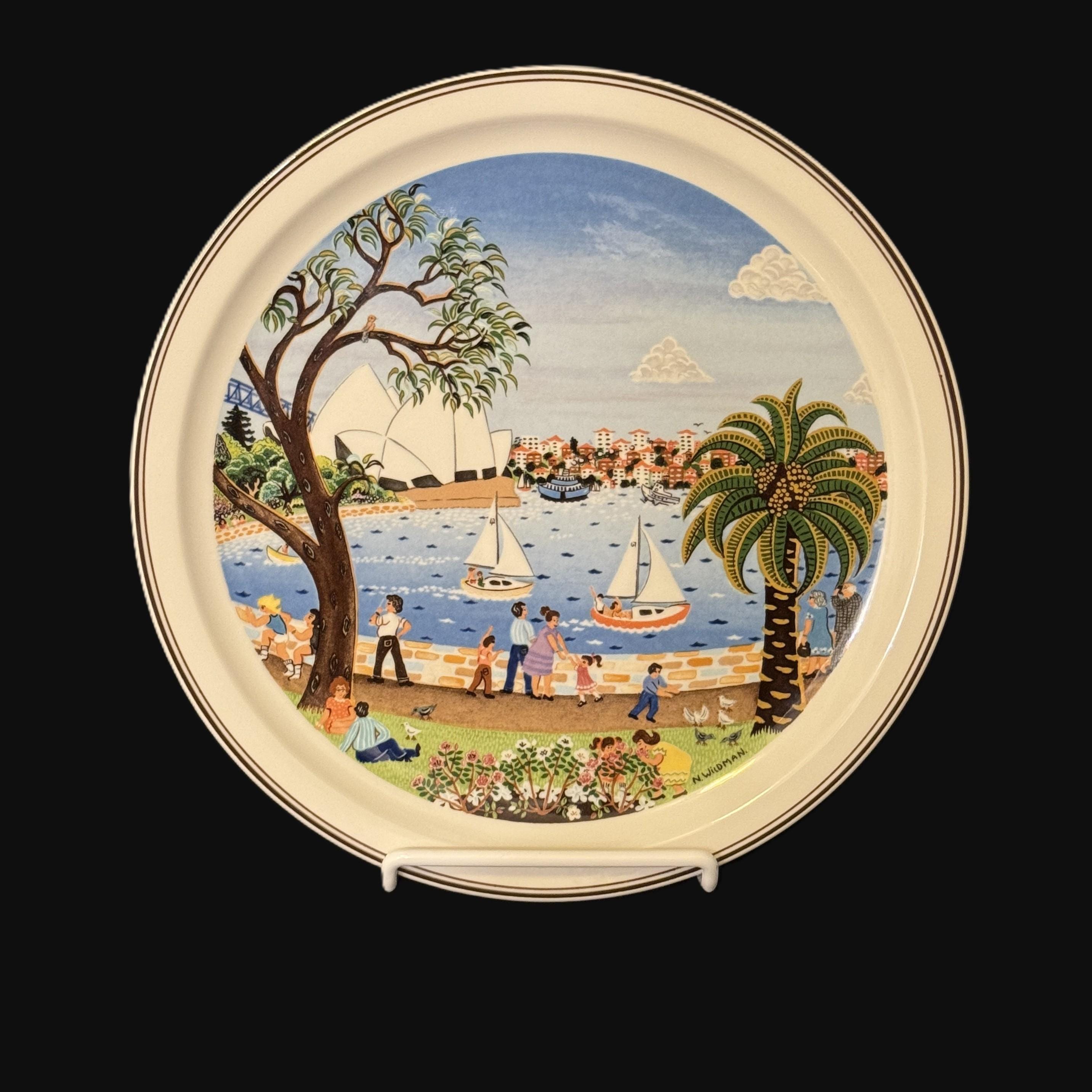 Sydney Harbour Display Plate: Villeroy & Boch Australia Collection