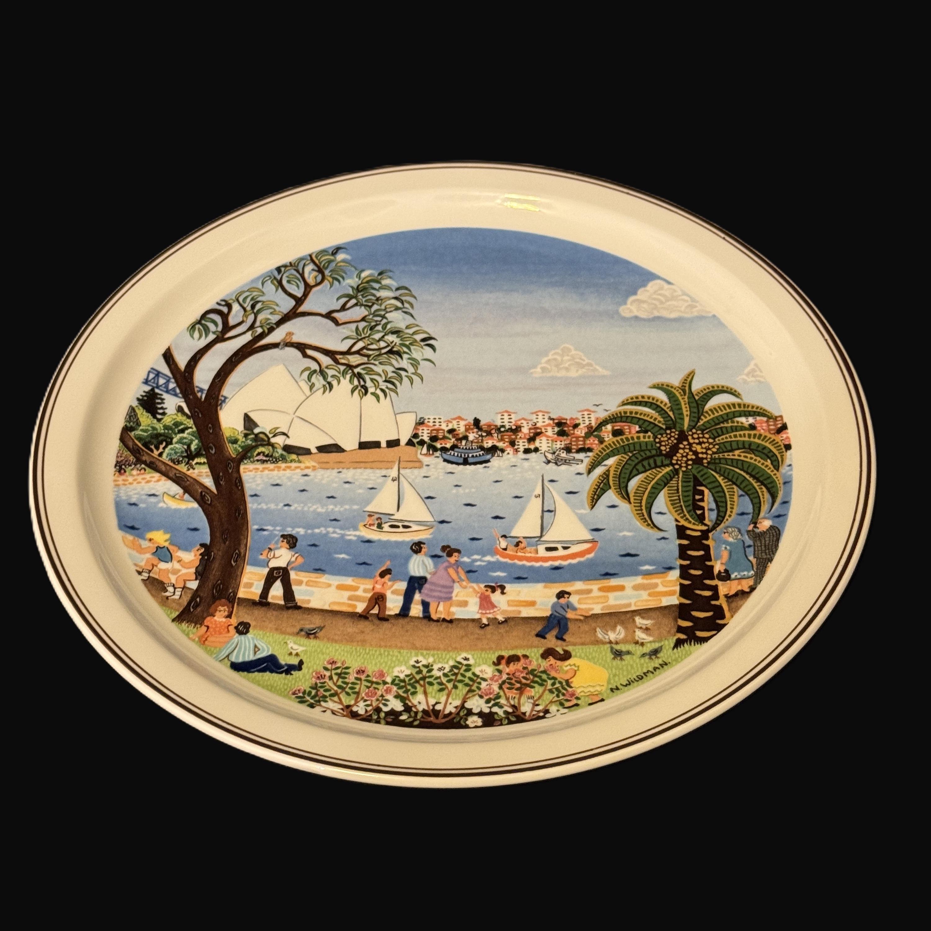 Sydney Harbour Display Plate: Villeroy & Boch Australia Collection